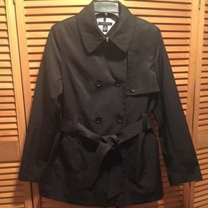 Tommy Hilfiger Black Trench Coat